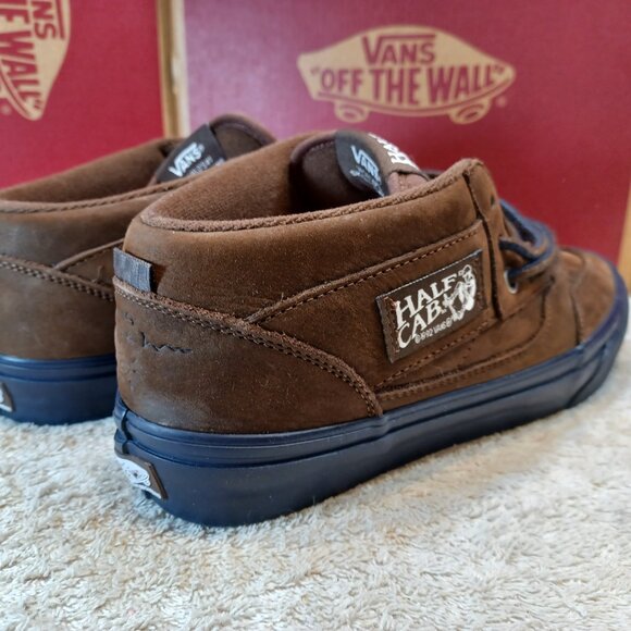 Vans Men's 8.5 Skate Half Cab Nick Michel Navy/Brown Suede VN0A5KYABF1 - Picture 12 of 13